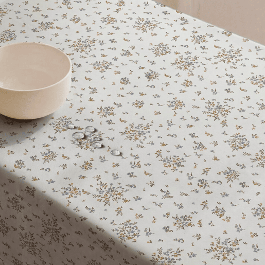 Toalha de mesa impermeável Luna - 100% algodão - 150x150 cm
