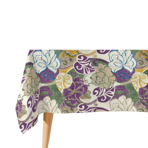 Toalha de mesa impermeável Nile - 100% algodão - 150x200 cm