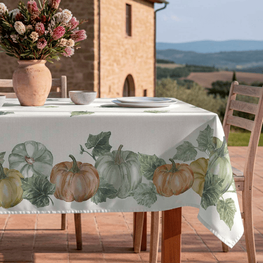 Toalha de mesa 100% algodão Pumpkin 150x200 cm Toalha de mesa 100% algodão Pumpkin 150x200 cm