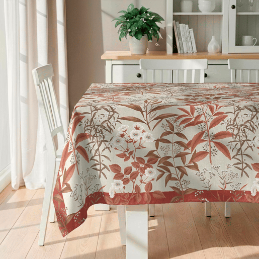 Toalha de mesa 100% algodão Billings - caldeira 150x250 cm