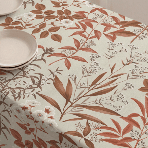 Toalha de mesa 100% algodão Billings - caldeira 150x250 cm