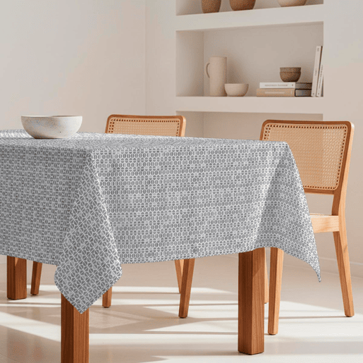 Toalha de mesa impermeável Takayama - 100% algodão - 150x150 cm