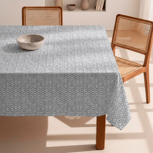 Toalha de mesa impermeável Takayama - 100% algodão - 150x150 cm