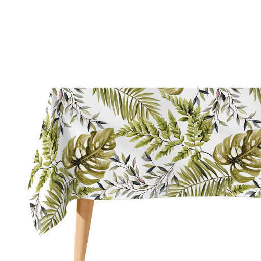 Toalha de mesa impermeável Stefania - 100% algodão - 140x250 cm
