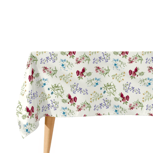 Toalha de mesa impermeável Katya - 100% algodão - 150x150 cm