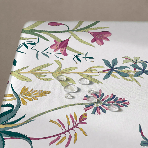 Toalha de mesa impermeável Jungle - 100% algodão - 150x150 cm