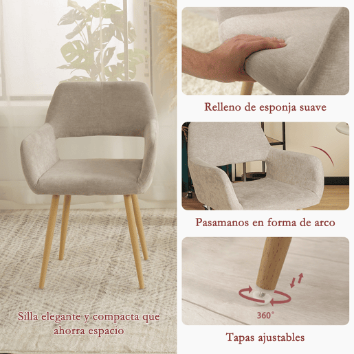 Conjunto de Mesa e 2 Cadeiras de Jantar Jogo de Mesa Redonda de MDF de 80cm e 2 Cadeiras Estofadas de Estilo Nórdico Moderno para Sala Cozinha Varanda Poupança de Espaço Sortido