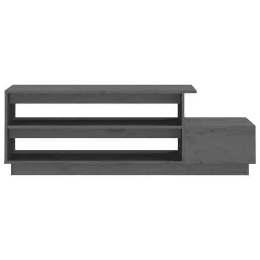 Mesa de Centro, Mesa baixa, 120x50x40,5 cm madeira de pinho maciça cinzento