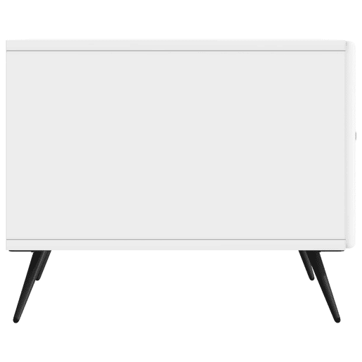 Mesa de Centro, Mesa baixa, com gaveta Branco Brilhante 49 x 50 x 40 cm