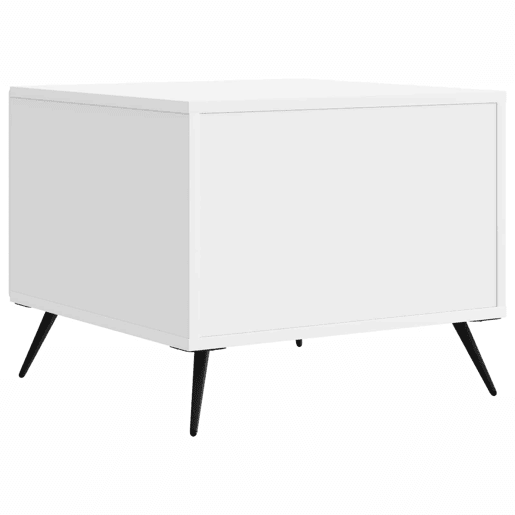 Mesa de Centro, Mesa baixa, com gaveta Branco Brilhante 49 x 50 x 40 cm