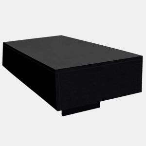 Mesa de Centro, Mesa baixa, em preto brilhante