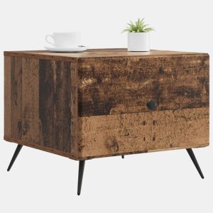 Mesa de Centro, Mesa baixa, com gaveta Madeira antiga 49 x 50 x 40 cm