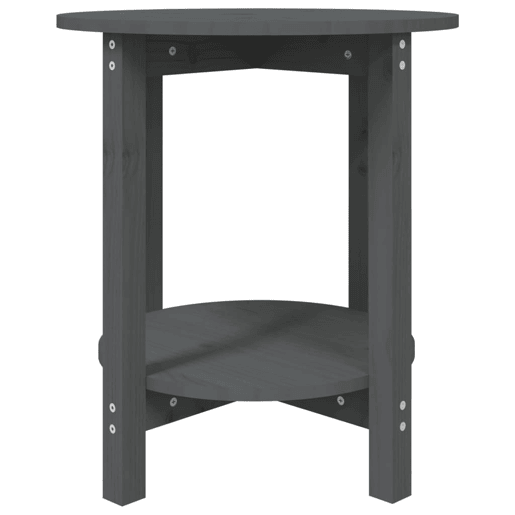 Mesa de Centro, Mesa baixa, Ø 55x60 cm madeira de pinho maciça cinzento Mesa de Centro, Mesa baixa, Ø 55x60 cm madeira de pinho maciça cinzento