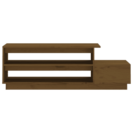 Mesa de Centro, Mesa baixa, 120x50x40,5cm madeira pinho maciça castanho mel