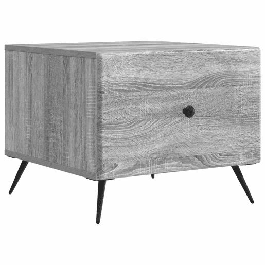 Mesa de Centro, Mesa baixa, com gaveta Sonoma Cinzento 49 x 50 x 40 cm