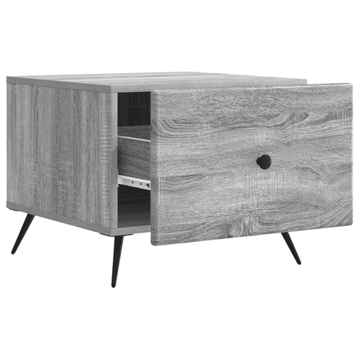 Mesa de Centro, Mesa baixa, com gaveta Sonoma Cinzento 49 x 50 x 40 cm