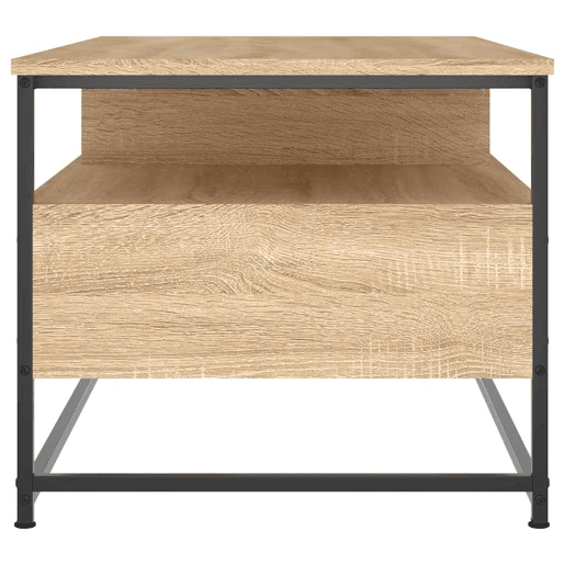 Mesa de Centro, Mesa baixa, 100x51x45 cm derivados madeira carvalho sonoma