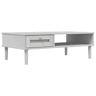 Mesa de Centro, Mesa baixa SENJA 100x55x33 cm pinho maciço branco