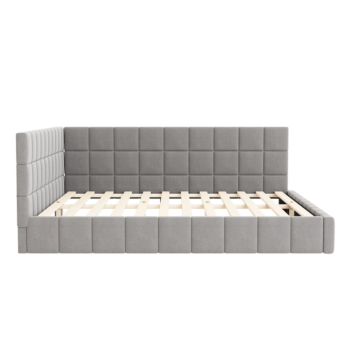 Camas de matrimonio 167x206 Gris