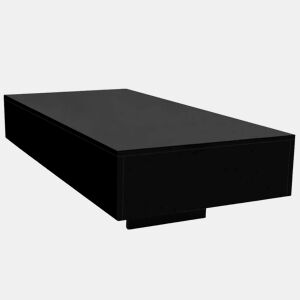 Mesa de Centro, Mesa baixa, em preto brilhante