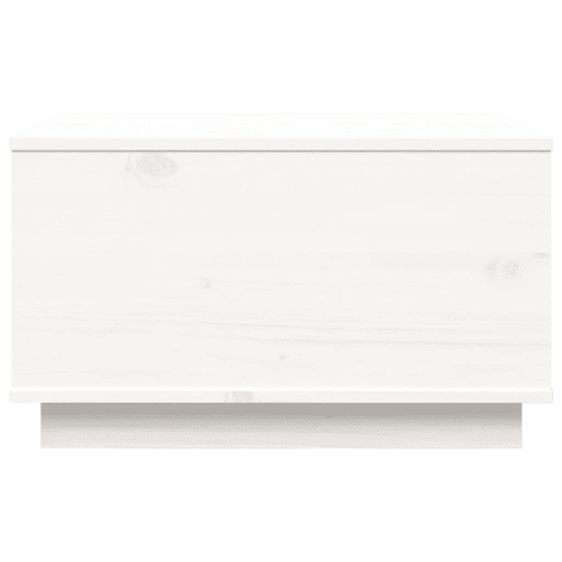 Mesa de Centro, Mesa baixa, 60x50x35 cm madeira de pinho maciça branco