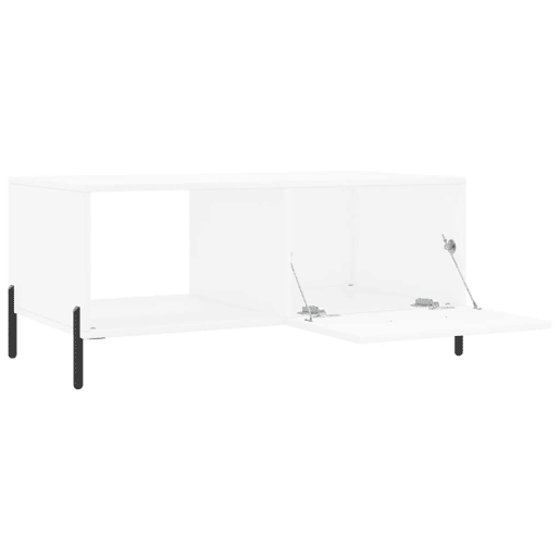 Mesa de Centro, Mesa baixa, 90x50x40 cm madeira processada branco
