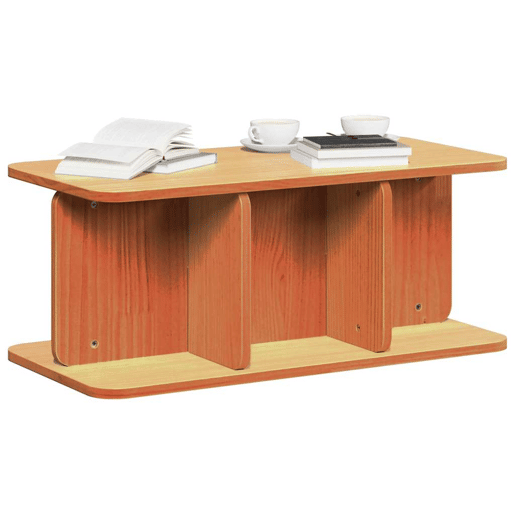 Mesa de Centro, Mesa baixa, Marrom Cera 80 x 39,5 x 33,5 cm