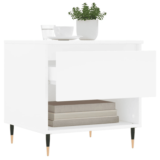Mesa de Centro, Mesa baixa, 50x46x50 derivados de madeira branco