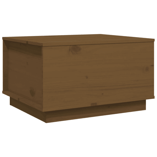 Mesa de Centro, Mesa baixa, 60x50x35 cm pinho maciço castanho mel