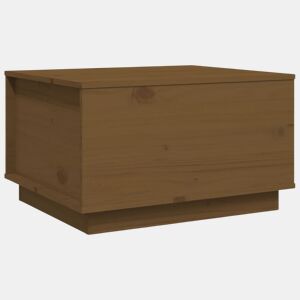 Mesa de Centro, Mesa baixa, 60x50x35 cm pinho maciço castanho mel