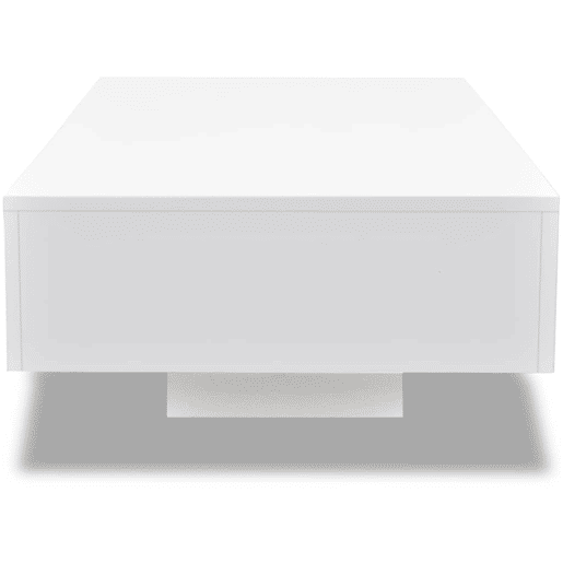 Mesa de Centro, Mesa baixa, branco brilhante
