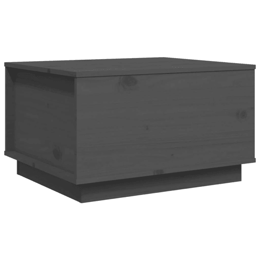 Mesa de Centro, Mesa baixa, 60x50x35 cm pinho maciço cinza