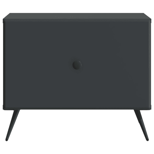 Mesa de Centro, Mesa baixa, Preto 49 x 50 x 40 cm Derivados de Madeira