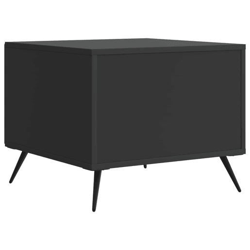 Mesa de Centro, Mesa baixa, Preto 49 x 50 x 40 cm Derivados de Madeira