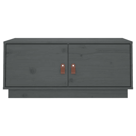 Mesa de Centro, Mesa baixa, 80x50x35 cm pinho maciço cinza