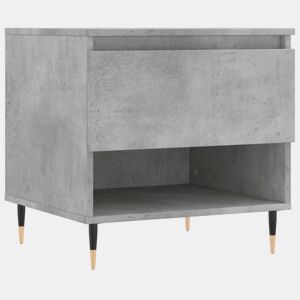 Mesa de Centro, Mesa baixa, 50x46x50cm derivados de madeira cinzento-cimento