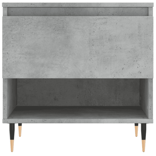 Mesa de Centro, Mesa baixa, 50x46x50cm derivados de madeira cinzento-cimento