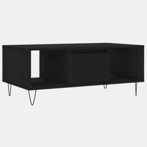 Mesa de Centro, Mesa baixa, 90x50x36,5 cm derivados de madeira preto