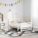 Estructura de cama individual para adultos Estructura de cama individual para adultos Blanco