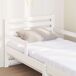 Estructura de cama individual para adultos Estructura de cama individual para adultos Blanco