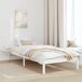 Estructura de cama individual para adultos Estructura de cama individual para adultos Blanco