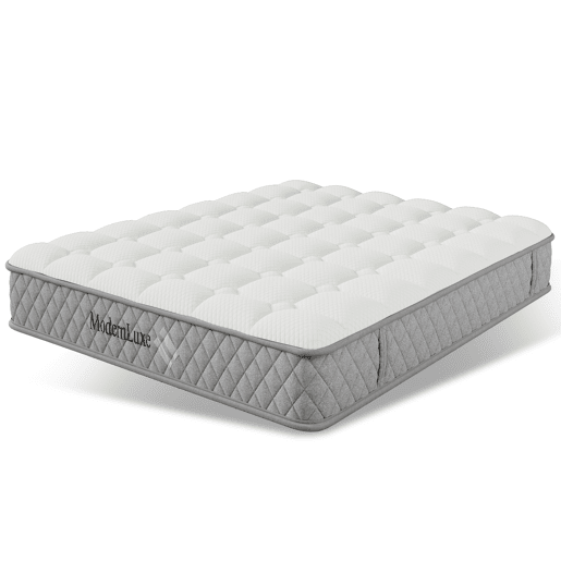 Cama estofada 140x200 cm - Com estrado e cabeceira - Linóleo cinzento escuro