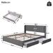 Camas de matrimonio 186x207 Camas de matrimonio 186x207 Gris