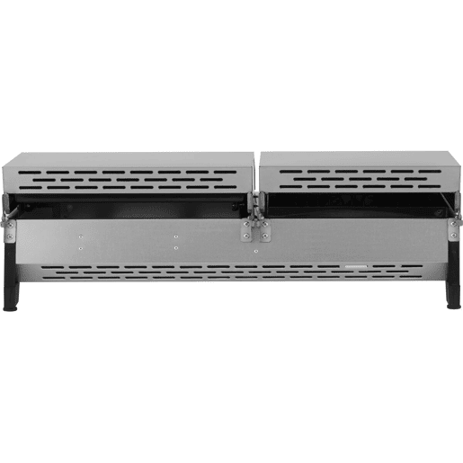 Grelhador a gás Plancha e plancha Flamo - 3 queimadores - Cinzento
