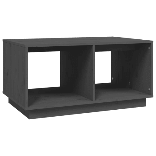 Mesa de Centro, Mesa baixa, 80x50x40 cm madeira de pinho maciça cinza