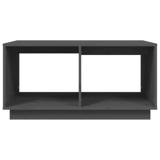 Mesa de Centro, Mesa baixa, 80x50x40 cm madeira de pinho maciça cinza