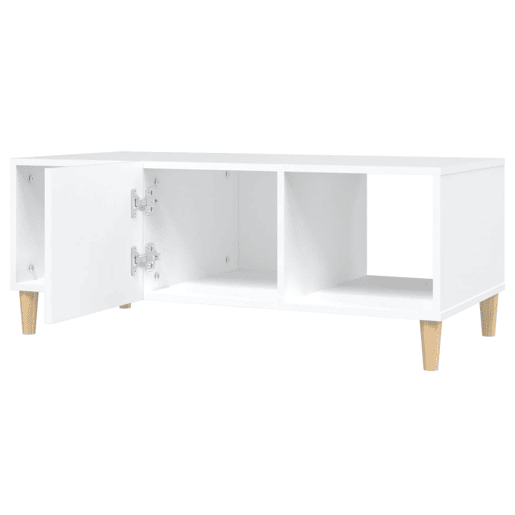 Mesa de Centro, Mesa baixa, 102x50x40 cm madeira processada branco