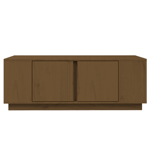 Mesa de Centro, Mesa baixa, 110x50x40cm madeira de pinho maciça castanho mel