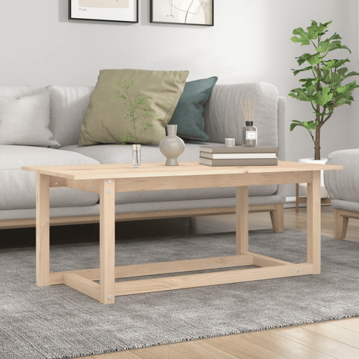 Mesa de Centro, Mesa baixa, 110x55x45 cm madeira de pinho maciça