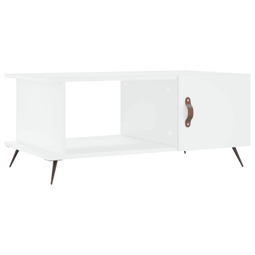 Mesa de Centro, Mesa baixa, 90x50x40 cm madeira processada branco